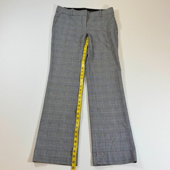 Ann Taylor Straight Leg Pant In Glen Plaid - Picture 4 of 8